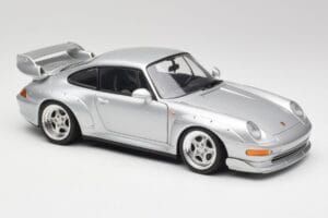 Porsche 911 993 GT2 Arctic Hõbe Metallik UT Models 1:18 27831 Metall - pilt 6/8