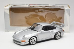 Porsche 911 993 GT2 Arctic Hõbe Metallik UT Models 1:18 27831 Metall - pilt 8/8