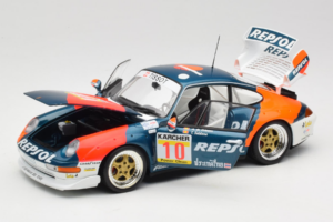 Porsche 911 993 GT2 #10 de Orleans / Saldana BPR Global GT Series 1996 UT Models 1:18 39632 Metall - pilt 2/8