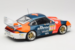 Porsche 911 993 GT2 #10 de Orleans / Saldana BPR Global GT Series 1996 UT Models 1:18 39632 Metall - pilt 3/8