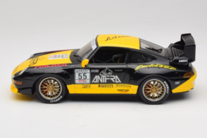 Porsche 911 993 GT2 #55 Must & Kollane Anson 1:18 30325-W Metall - pilt 3/6