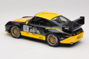 Porsche 911 993 GT2 #55 Must & Kollane Anson 1:18 30325-W Metall - pilt 6/6