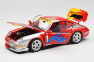Porsche 911 993 GT2 RS #1 VIP Car Porsche Cup Germany 1995 UT Models 1:18 39514 Metall - pilt 2/8
