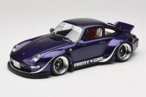 Porsche 911 993 RWB Army Girl Lilla GT Spirit 1:18 GT562 Vaik