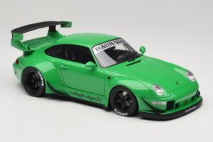Porsche 911 993 RWB Roheline GT Spirit 1:18 GT074 Vaik - pilt 4/6