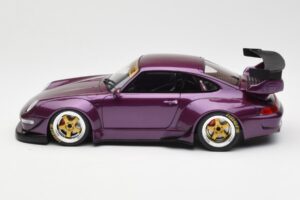 Porsche 911 993 RWB Lilla GT Spirit 1:18 GT727 Vaik - pilt 3/6