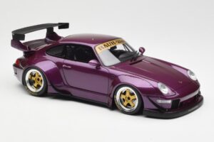 Porsche 911 993 RWB Lilla GT Spirit 1:18 GT727 Vaik - pilt 4/6