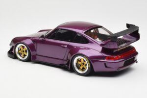 Porsche 911 993 RWB Lilla GT Spirit 1:18 GT727 Vaik - pilt 5/6