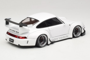 Porsche 911 993 RWB Valge Gun Grey Wheels AUTOart 1:18 78150 Komposiit - pilt 3/8