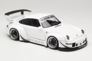 Porsche 911 993 RWB Valge Gun Grey Wheels AUTOart 1:18 78150 Komposiit - pilt 6/8