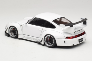Porsche 911 993 RWB Valge Gun Grey Wheels AUTOart 1:18 78150 Komposiit - pilt 7/8