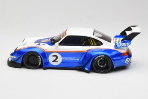 Porsche 911 993 RWB X Liberty Walk Valge Sinisega GT Spirit 1:18 GT530 Vaik - pilt 3/8