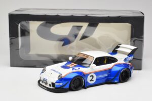 Porsche 911 993 RWB X Liberty Walk Valge Sinisega GT Spirit 1:18 GT530 Vaik - pilt 8/8