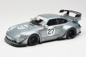 Porsche 911 993 RWB Yuiitsumuni Hõbedane GT Spirit 1:18 GT522 Vaik