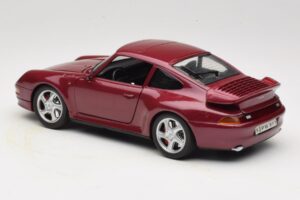 Porsche 911 993 Turbo Punane Anson 1:18 30320-W Metall - pilt 7/8