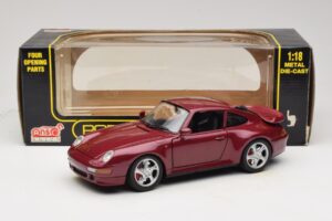 Porsche 911 993 Turbo Punane Anson 1:18 30320-W Metall - pilt 8/8