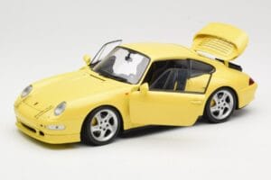 Porsche 911 993 Turbo S Kollane UT Models 1:18 27836 Metall - pilt 2/8