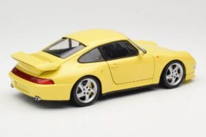 Porsche 911 993 Turbo S Kollane UT Models 1:18 27836 Metall - pilt 3/8