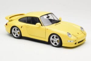 Porsche 911 993 Turbo S Kollane UT Models 1:18 27836 Metall - pilt 6/8