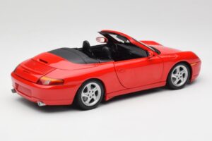 Porsche 911 996 Kabriolett Punane Gate 1:18 1051 Metall - pilt 3/8