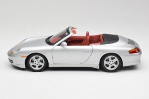 Porsche 911 996 Kabriolett Hõbe Gate 1:18 1052 Metall - pilt 4/8
