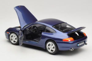 Porsche 911 996 Carrera Sinine Bburago 1:18 WAP02100897 Metall - pilt 5/8