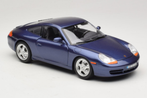Porsche 911 996 Carrera Sinine Bburago 1:18 WAP02100897 Metall - pilt 6/8