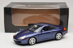 Porsche 911 996 Carrera Sinine Bburago 1:18 WAP02100897 Metall - pilt 8/8