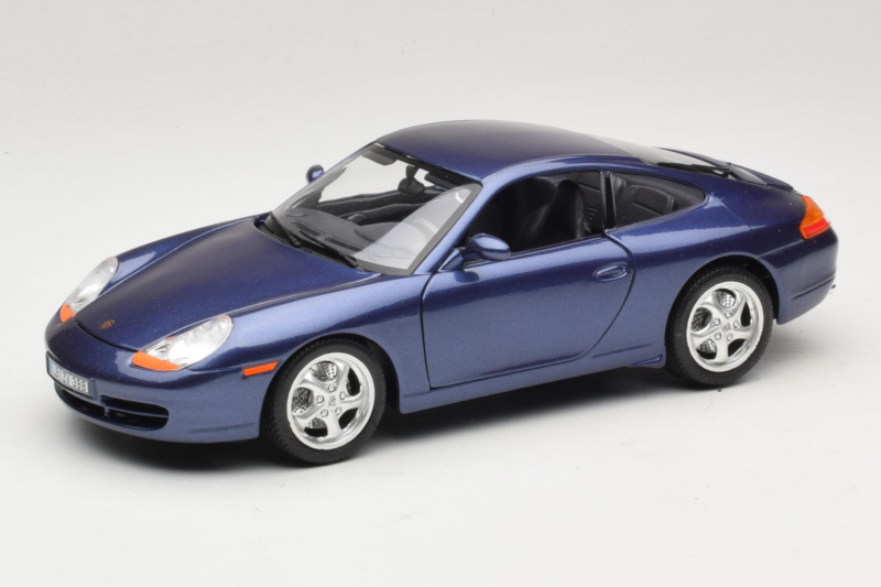 Porsche 911 996 Carrera Sinine Bburago 1:18 WAP02100897 Metall