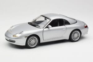 Porsche 911 996 Carrera Kabriolett Hõbedane Hot Wheels 1:18 213595 Metall