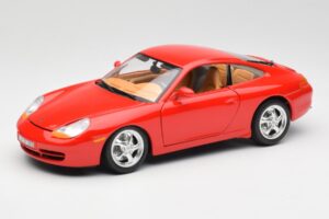 Porsche 911 996 Carrera Punane Bburago 1:18 3385 Metall