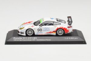 Porsche 911 996 GT3 RS #90 T2M J. Ickx / P. Rabineau 1000km Spa 2004 Minichamps 1:43 400046980 Metall
