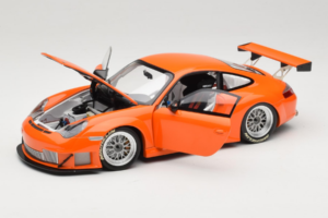 Porsche 911 996 GT3 RSR Oranž ALMS 2004 Minichamps 1:18 100046402 Metall - pilt 2/8