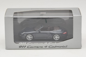 Porsche 911 997 Carrera 4 Kabriolett Tumesinine Minichamps 1:43 WAP02015216-P1 Metall - pilt 4/4