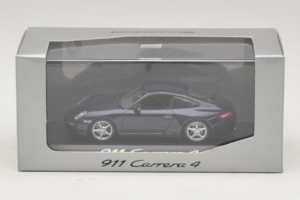 Porsche 911 997 Carrera 4 Dark Blue Metallic Minichamps 1:43 WAP02010016 Metall - pilt 3/3
