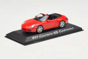 Porsche 911 997 Carrera 4S Kabriolett Punane Minichamps 1:43 WAP02015316 Metall - pilt 2/5
