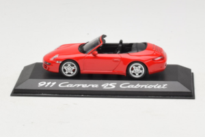Porsche 911 997 Carrera 4S Kabriolett Punane Minichamps 1:43 WAP02015316 Metall
