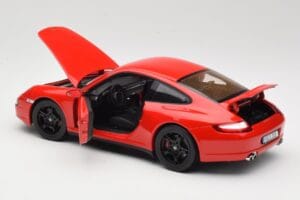 Porsche 911 997 Carrera 4S Punane Norev 1:18 187510 Metall - pilt 5/8