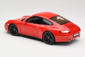 Porsche 911 997 Carrera 4S Punane Norev 1:18 187510 Metall - pilt 7/8