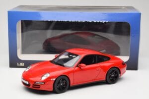 Porsche 911 997 Carrera 4S Punane Norev 1:18 187510 Metall - pilt 8/8