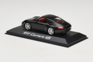 Porsche 911 997 Carrera 4S Tumesinine Minichamps 1:43 WAP02011615 Metall - pilt 3/4