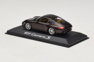 Porsche 911 997 Carrera S Brown Metallic Minichamps 1:43 WAP02001318 Metall - pilt 3/4
