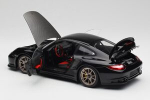 Porsche 911 997 GT2 RS Must & Hõbedane Veljed Minichamps 1:18 100069401 Metall - pilt 5/8