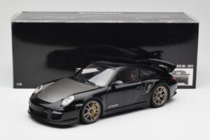 Porsche 911 997 GT2 RS Must & Hõbedane Veljed Minichamps 1:18 100069401 Metall - pilt 8/8