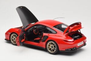 Porsche 911 997 GT2 RS Punane AUTOart 1:18 77964 Metall - pilt 5/8