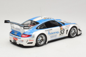 Porsche 911 997 GT3 R #53 Muhlner Motorsport P-Y. Vannelet / U. Peyroles Class Winners 24 Hours of Spa 2010 Minichamps 1:18 1 - pilt 2/6