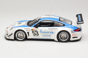 Porsche 911 997 GT3 R #53 Muhlner Motorsport P-Y. Vannelet / U. Peyroles Class Winners 24 Hours of Spa 2010 Minichamps 1:18 1 - pilt 3/6