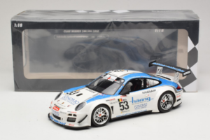 Porsche 911 997 GT3 R #53 Muhlner Motorsport P-Y. Vannelet / U. Peyroles Class Winners 24 Hours of Spa 2010 Minichamps 1:18 1 - pilt 6/6