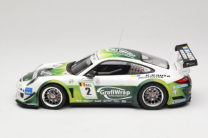 Porsche 911 997 GT3 R #2 Prospeed Competition B. Heylen / P. Lappalainen FIA GT3 2011 Minichamps 1:18 151118902 Metall - pilt 3/6