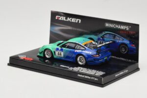 Porsche 911 997 GT3 R #44 Team Falken S. Henzler / P. Dumbreck / M. Ragginger / S. Asch 24 Hours Nurburgring 2011 Minichamps  - pilt 3/4